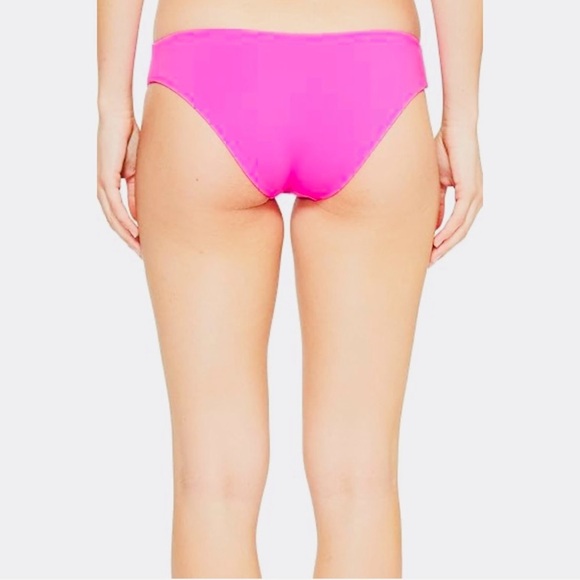 L*Space Solids Hipster Bikini Bottom Bright Fuchsia - Picture 2 of 5